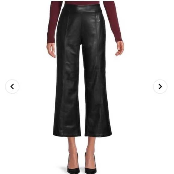 NWT Bagatelle Black pleather high waisted high rise pants leather - Picture 3 of 3